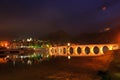 The Mehmed PaÃÂ¡a SokoloviÃâ¡ Bridge, in ViÃÂ¡egrad, over the Drina River in eastern Bosnia and Herzegovina